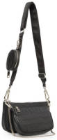 Steve Madden crossbody tas Burgent met crocoprint zwart