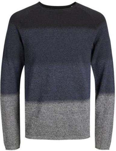 Jack & Jones ESSENTIALS fijngebreide trui navy blazer