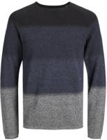 Jack & Jones ESSENTIALS fijngebreide trui navy blazer
