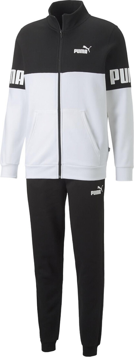 Puma Trainingspak met rits en opstaande kraag Powerblock