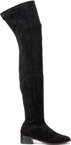 La Redoute Collections Overknee laarzen met brede hak