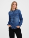 VERO MODA denim blouse VMMARIA blauw