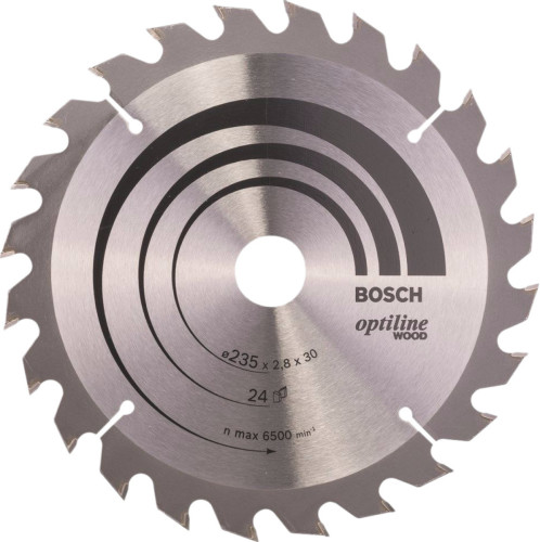Bosch Cirkelzaagblad Optiline Wood 235x2,8x30 24T