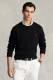 Polo ralph lauren fijngebreide pullover black