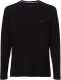 Tommy hilfiger longsleeve met biologisch katoen black