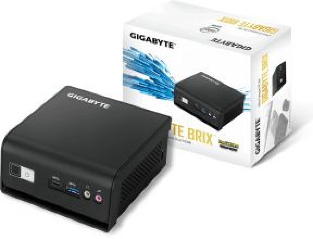 Gigabyte GB-BLCE-4000RC PC/workstation barebone 0,67L maat pc Zwart N4000 2,6 GHz
