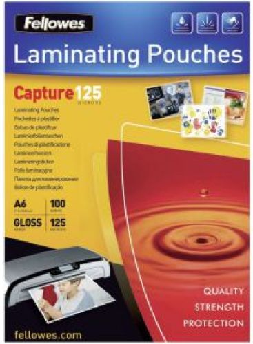 Fellowes Lamineerhoezen Capture 125 mic A6 (100 Stuks)