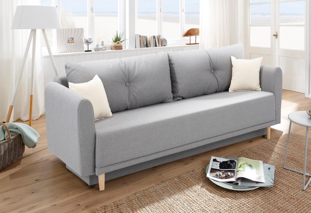 Home affaire Bedbank Scandic incl. 2 sierkussens en bedkist, capitonnage in rugkussen