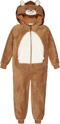 La Redoute Collections Onesie pyjama met leeuwenkap in fleece 3-14 jaar