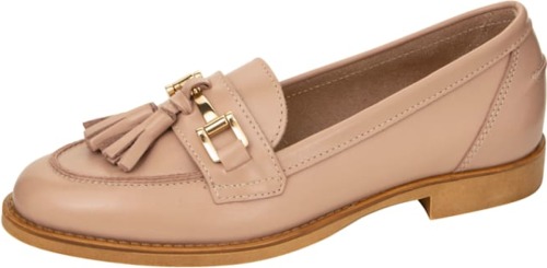 Loafer met leren sierkwastje Studio W Nude