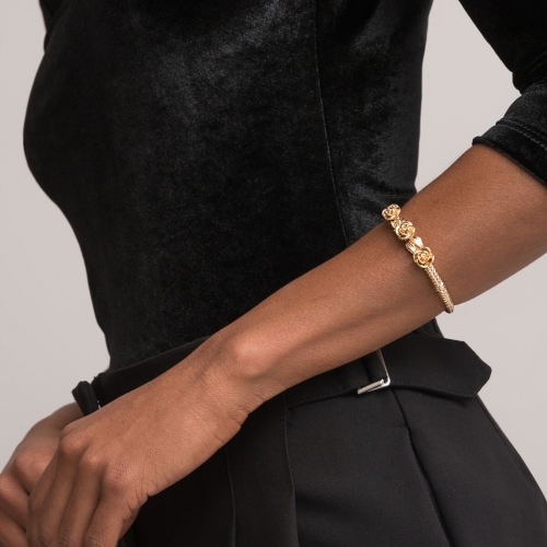 La Redoute Collections Bangle armband met roosjes
