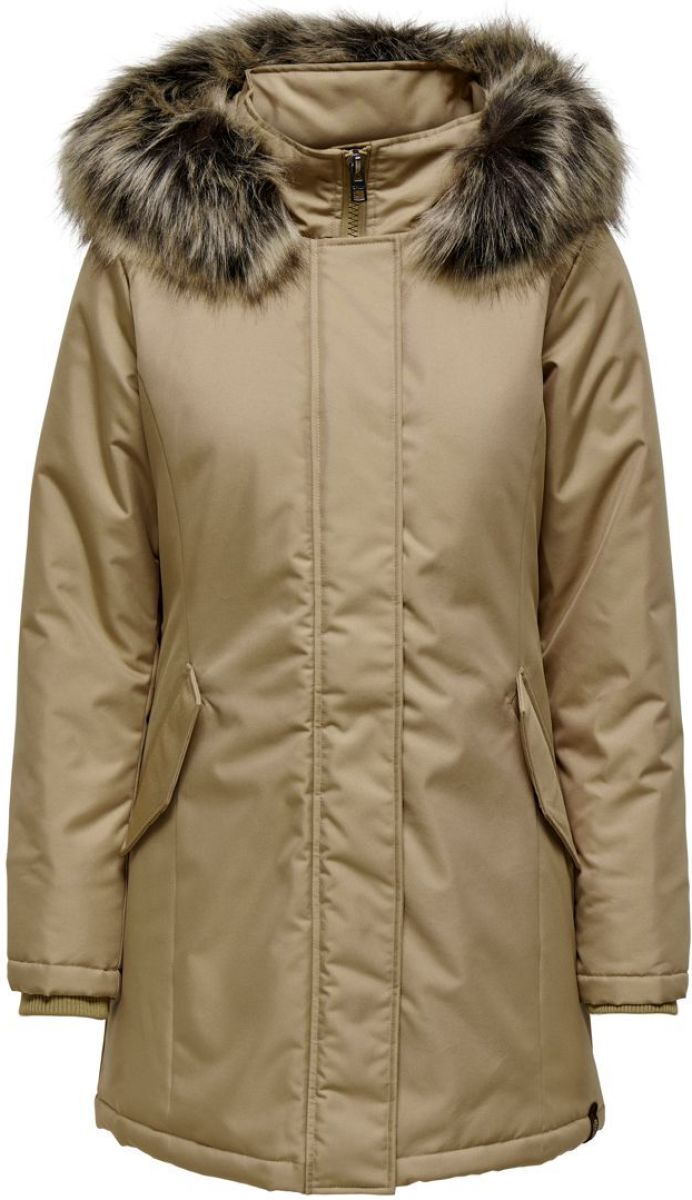 Only Effen Parka Dames Bruin