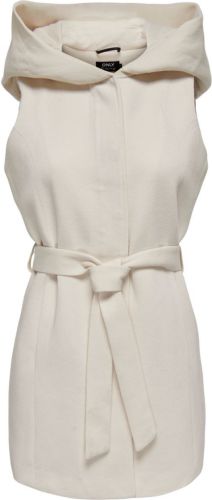 Only Lange Capuchon Gilet Dames Beige