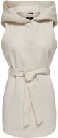 Only Lange Capuchon Gilet Dames Beige