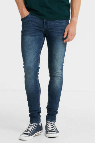 Purewhite skinny jeans The Dylan W0106 denim mid blue