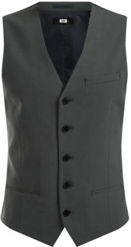 WE Fashion gilet donkergrijs