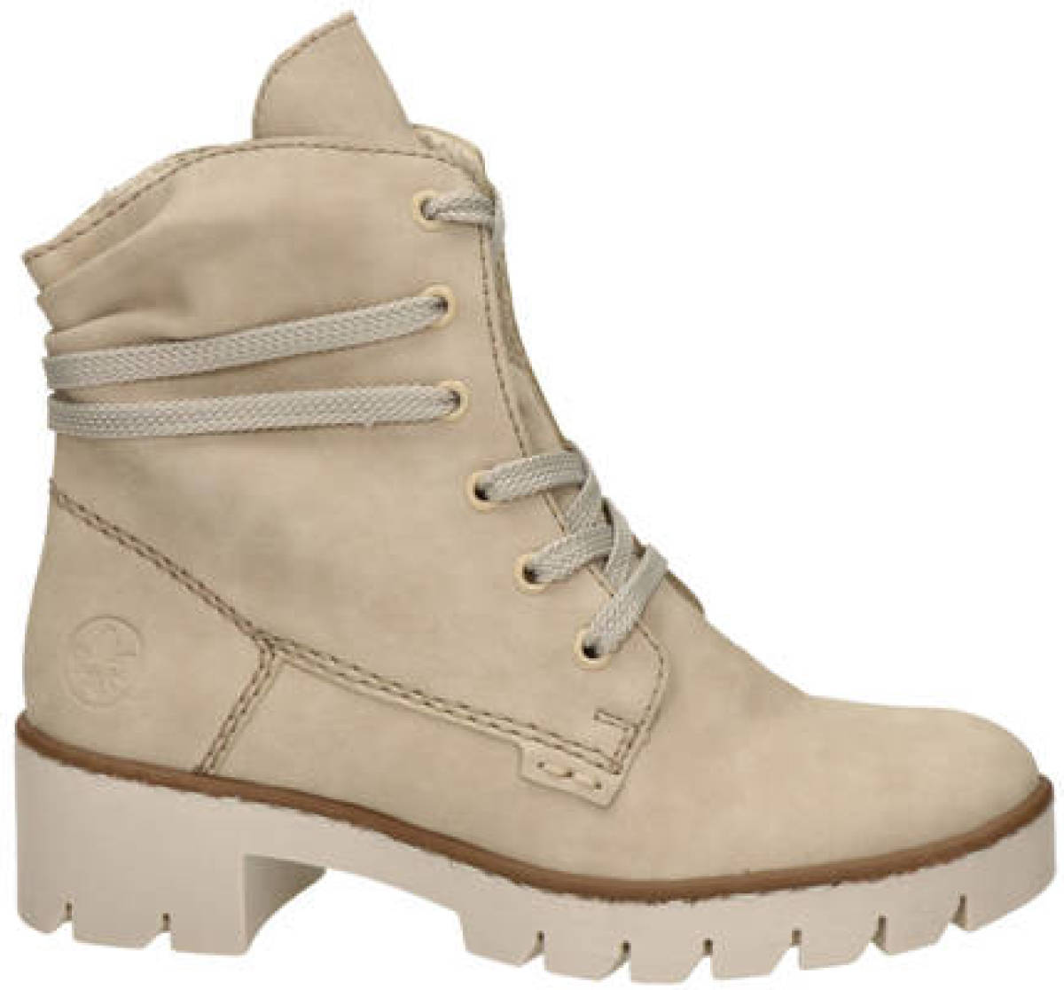 Rieker veterboots beige