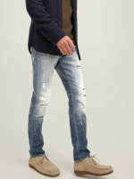 Jack & Jones JEANS INTELLIGENCE slim fit jeans JJIGLENN JJBLAIR blauw