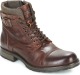 Jack & Jones JFWALBANY leren veterboots bruin