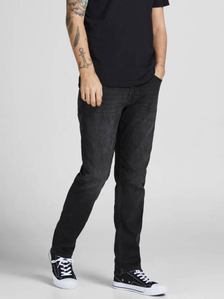 Jack & Jones JEANS INTELLIGENCE regular fit jeans JJICLARK JJORIGINAL JOS 201 black denim
