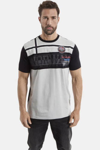 Jan Vanderstorm oversized T-shirt BORYS Plus Size grijs