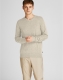 Jack & Jones ESSENTIALS gemêleerde trui JJEEMIL oatmeal