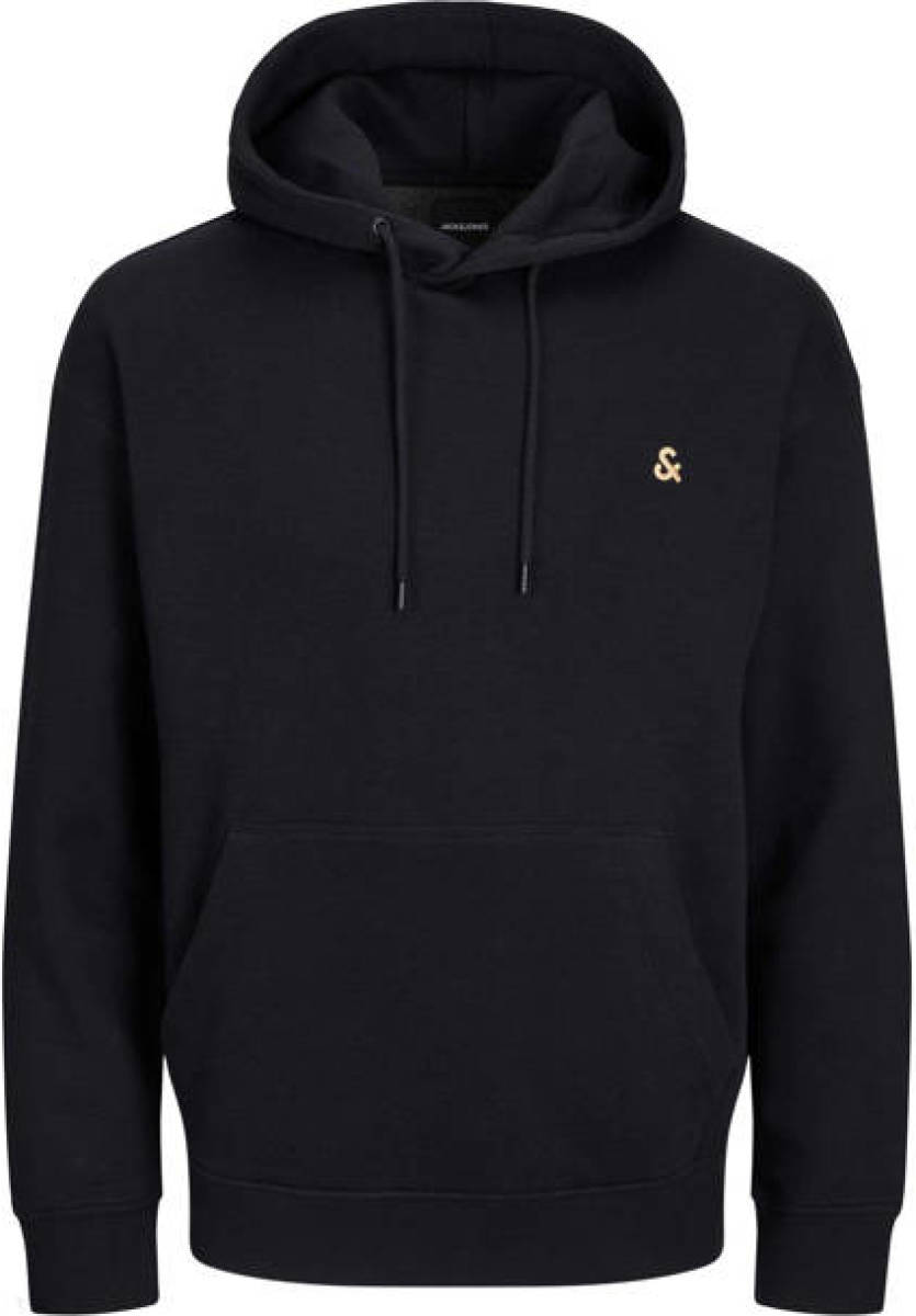 Jack & Jones ESSENTIALS hoodie JJESTAR met logo black