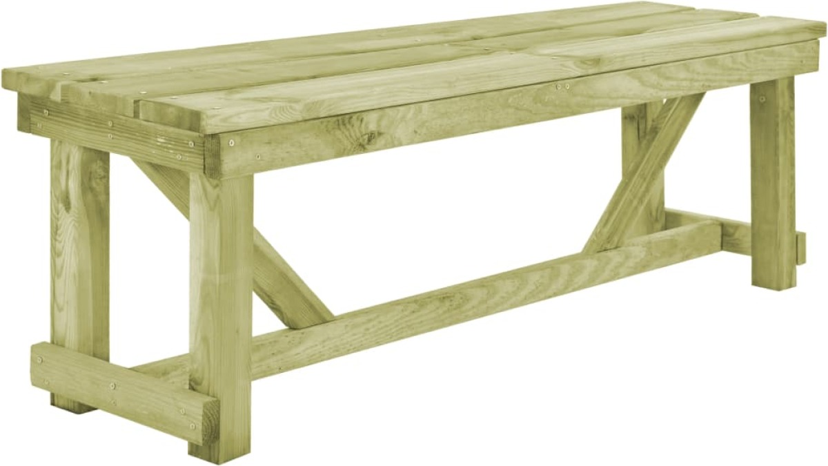 VidaXL Tuinbank 140 cm geïmpregneerd grenenhout