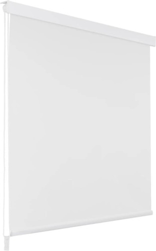 VidaXL Rolgordijn voor douche 80x240 cm wit