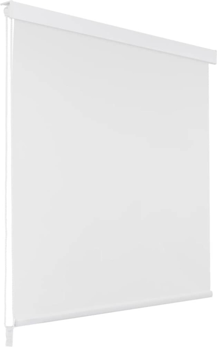 VidaXL Rolgordijn voor douche 80x240 cm wit