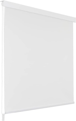 VidaXL Rolgordijn voor douche 100x240 cm wit