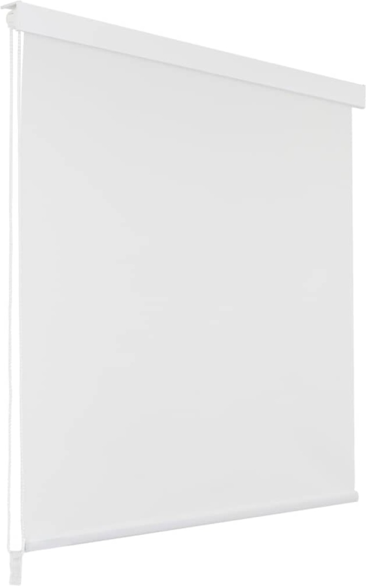 VidaXL Rolgordijn voor douche 100x240 cm wit