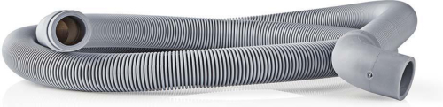 Nedis Afvoerslang | 22 mm Gehoekt - 19 mm Recht | 0,5 Bar | 60 °C | 2,00 m