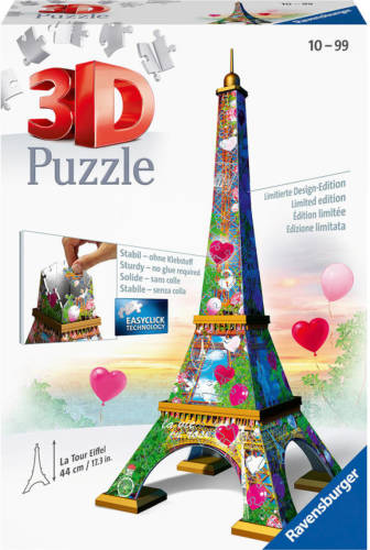 Ravensburger Eiffeltoren Love Edition 3D puzzel 216 stukjes