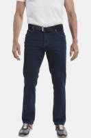Jan Vanderstorm +FIT Collectie loose fit jeans JOEL Plus Size donkerblauw