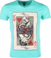 T-shirt Korte Mouw Local Fanatic  James Bond Casino Royale Print