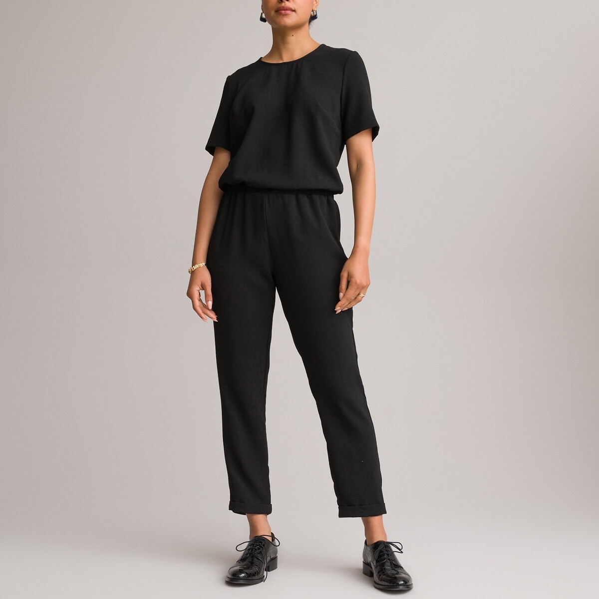 Anne Weyburn Jumpsuit in reliëfstof
