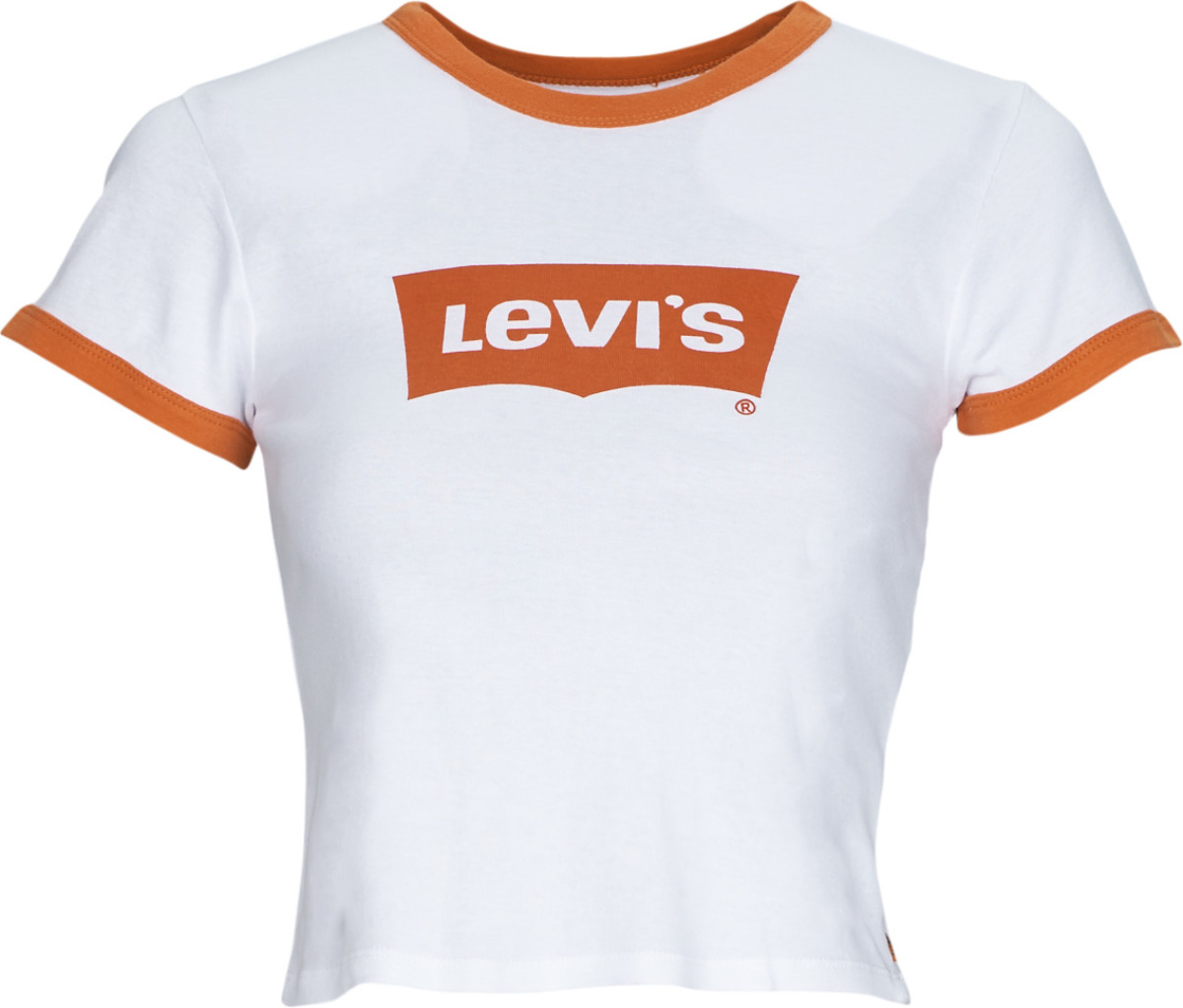 T-shirt Korte Mouw Levis  GRAPHIC RINGER MINI TEE
