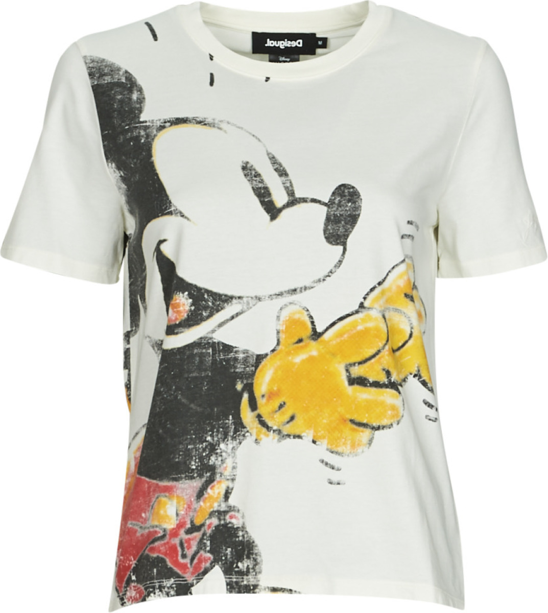 T-shirt Korte Mouw Desigual  PLSD TO MEET U MICKEY