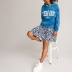 La Redoute Collections Oversized hoodie in molton met borduursel