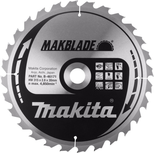 Makita Zaagblad 315x30x2,8 48T