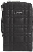 Calvin klein doorgestikt telefoontasje zwart