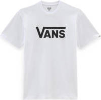 Vans regular fit T-shirt met logo wit/zwart