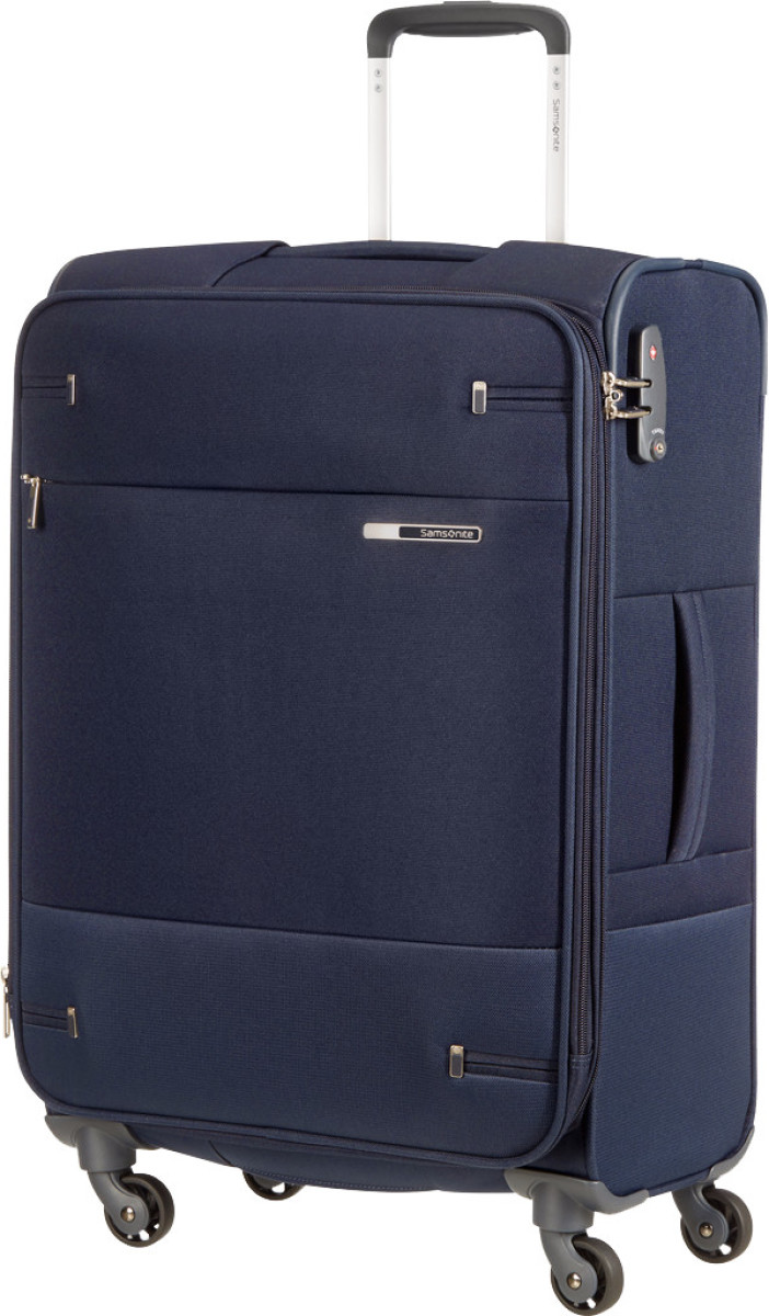 Samsonite Base Boost Expandable Spinner 66cm Navy Blue