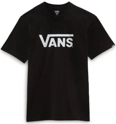 Vans regular fit T-shirt met logo zwart/wit