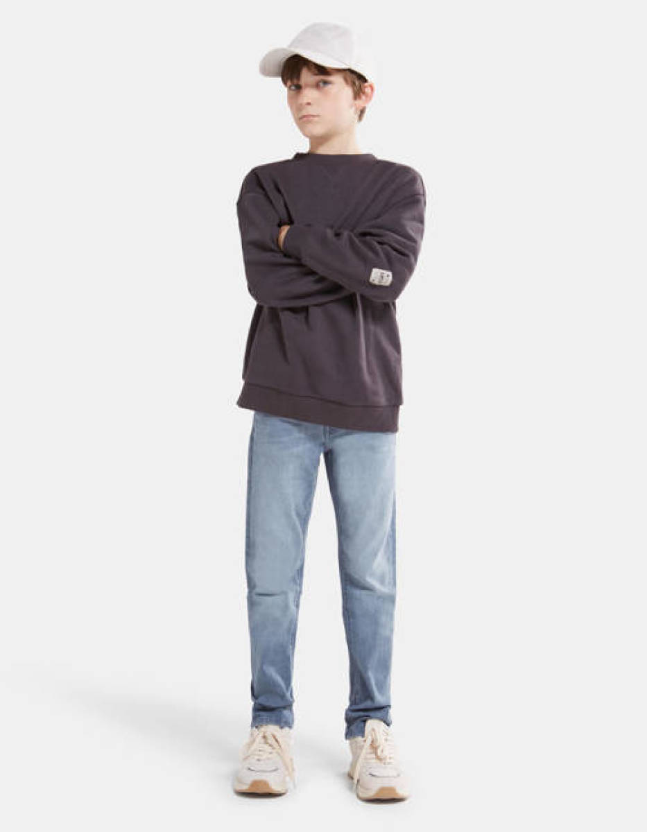 Shoeby Jill & Mitch sweater Sepp antraciet