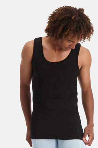 Bamboo Basics hemd Stef met bamboe (set van 2) zwart