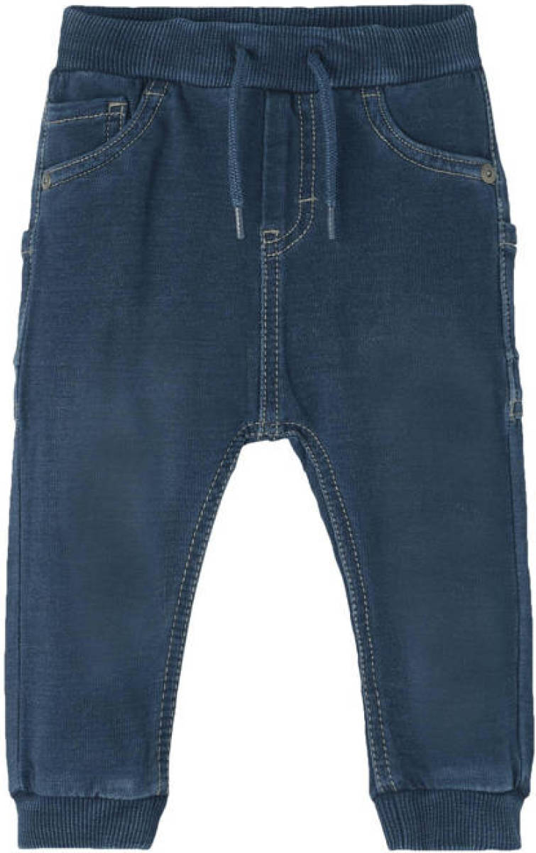 NAME IT BABY baby tapered fit jog denim NBMBUNDO dark blue denim