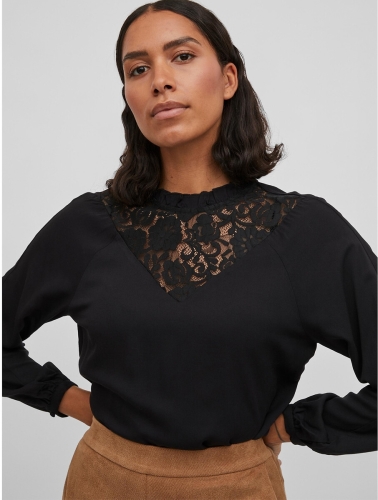 VILA blouse VISUVITA zwart kopen? Kopen.nl - de juiste keuze