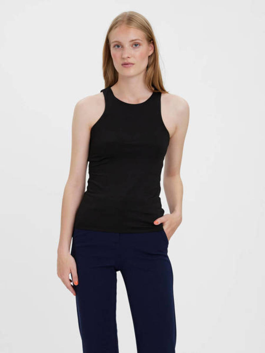 VERO MODA top VMBIANCA zwart